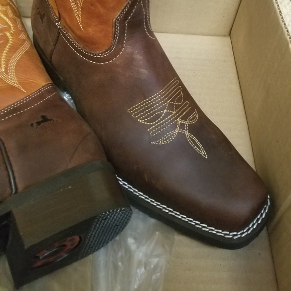 Kids Leather Cowboy Boots - Picture 6 of 6